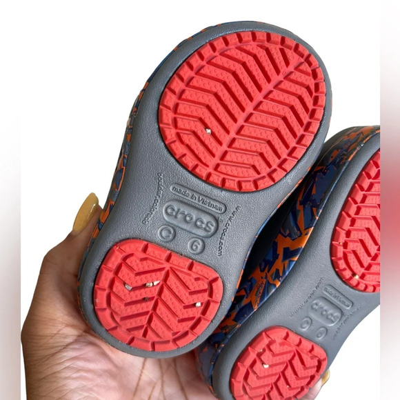 Crocs RoboSaur Rex Lodge Point Light Rain Boot Toddler Size 6 LIGHTS UP - Picture 15 of 16